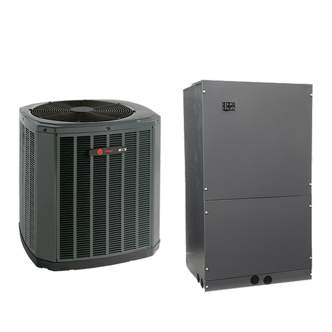 Trane 5TTR4 Air Conditioner System — 1.5 to 3 Ton, 14.3 SEER2, 5TMM5 Wall Mount Air Handler, R-454B